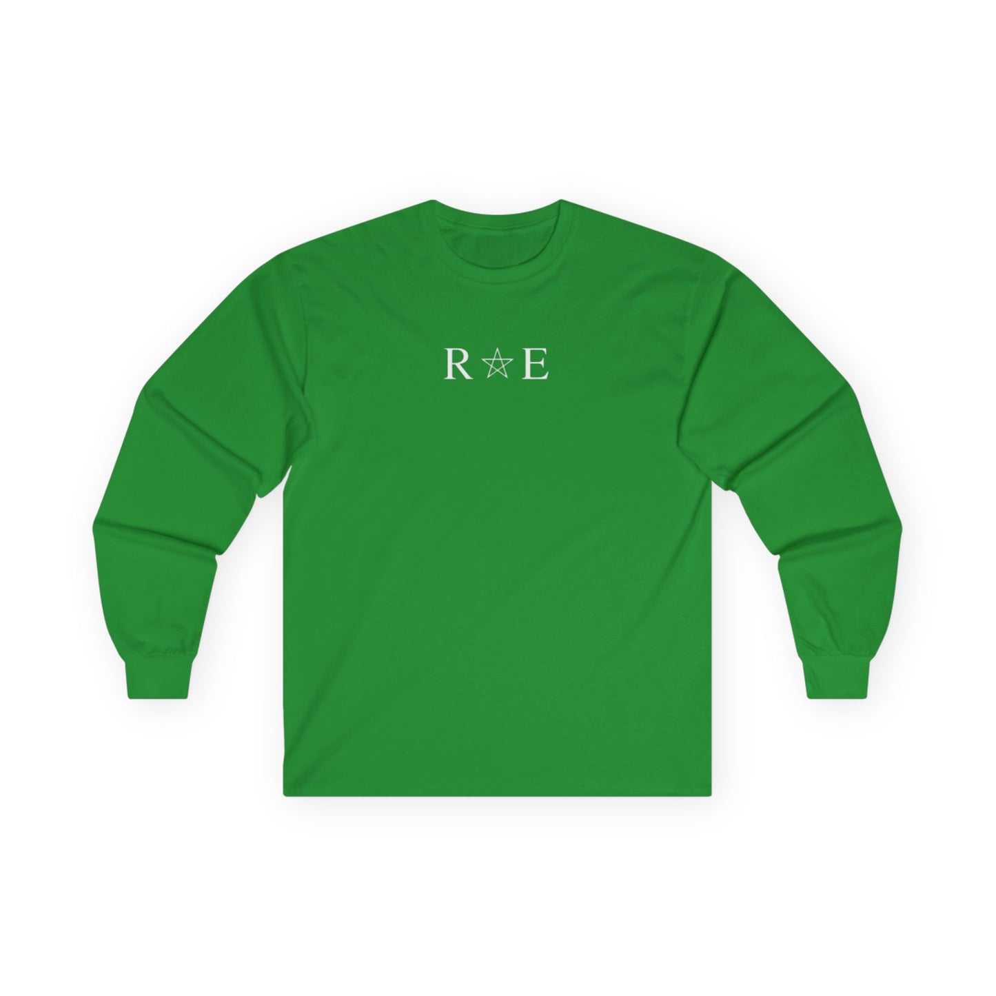Mens STARRAE Ultra Cotton Long Sleeve Tee - Stellar Starry Design with Saturn Graphic