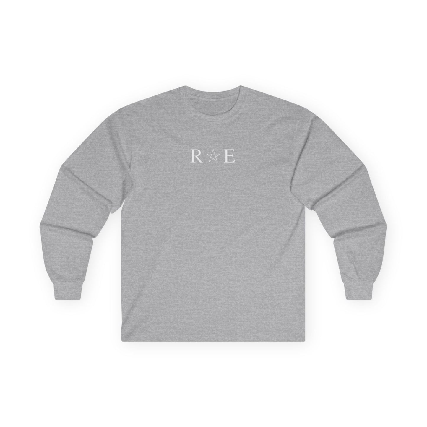 Mens STARRAE Ultra Cotton Long Sleeve Tee - Stellar Starry Design with Saturn Graphic