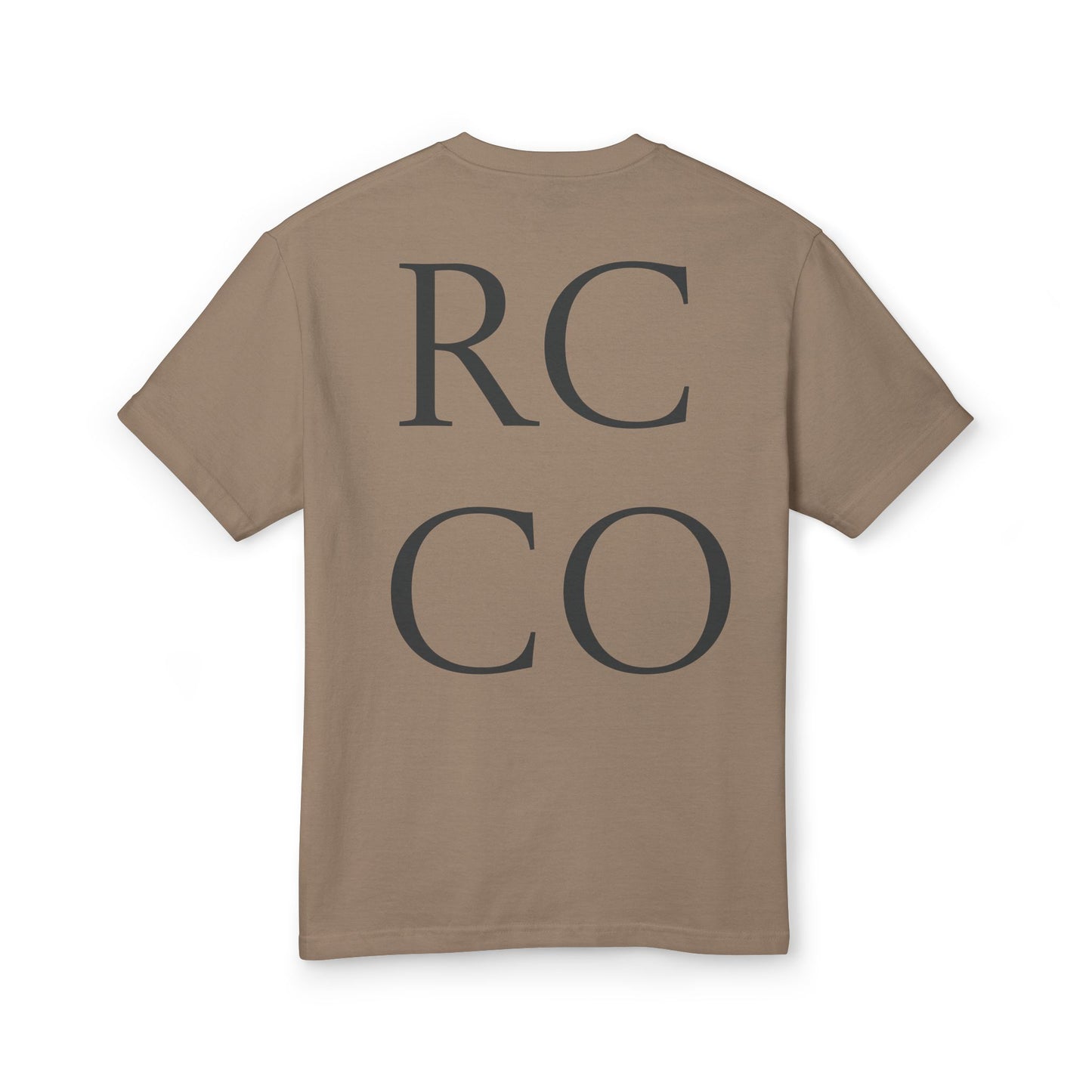 Mens Heavyweight Tee with RCCO Print