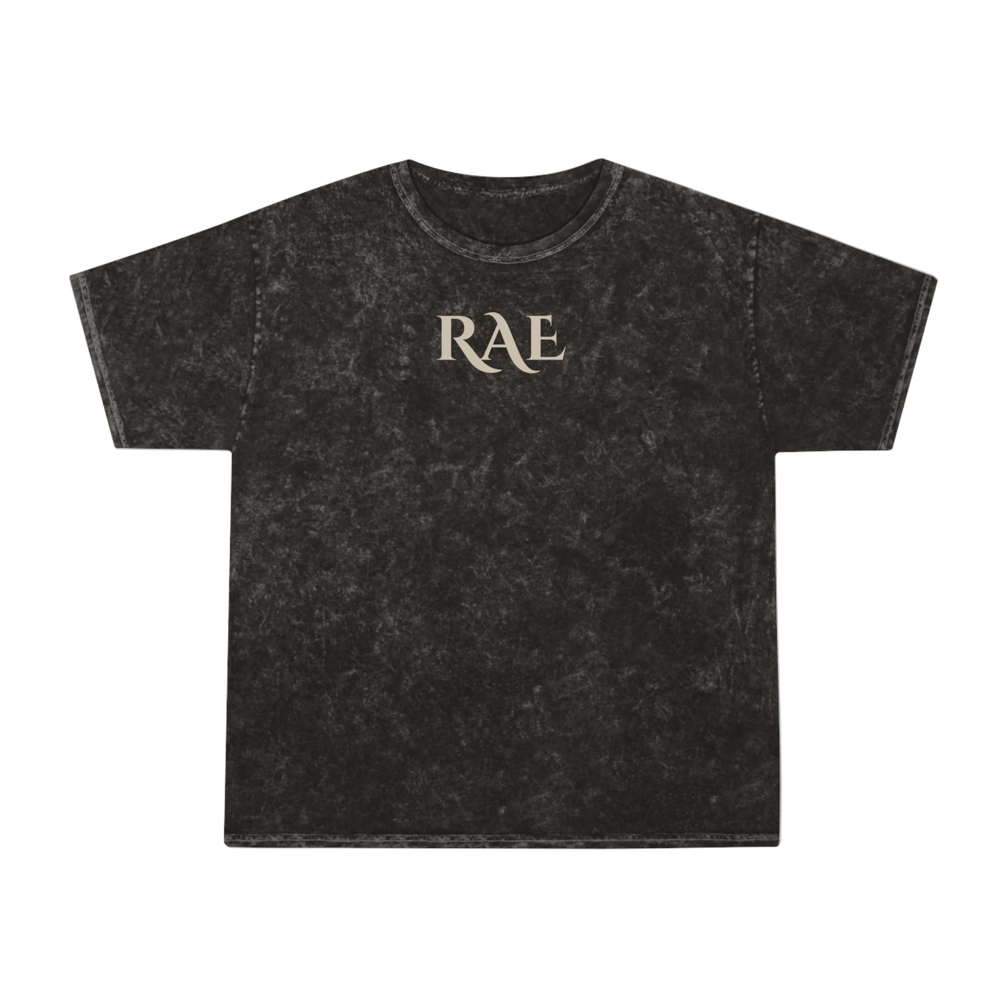 Mens Black Mineral Wash T-Shirt