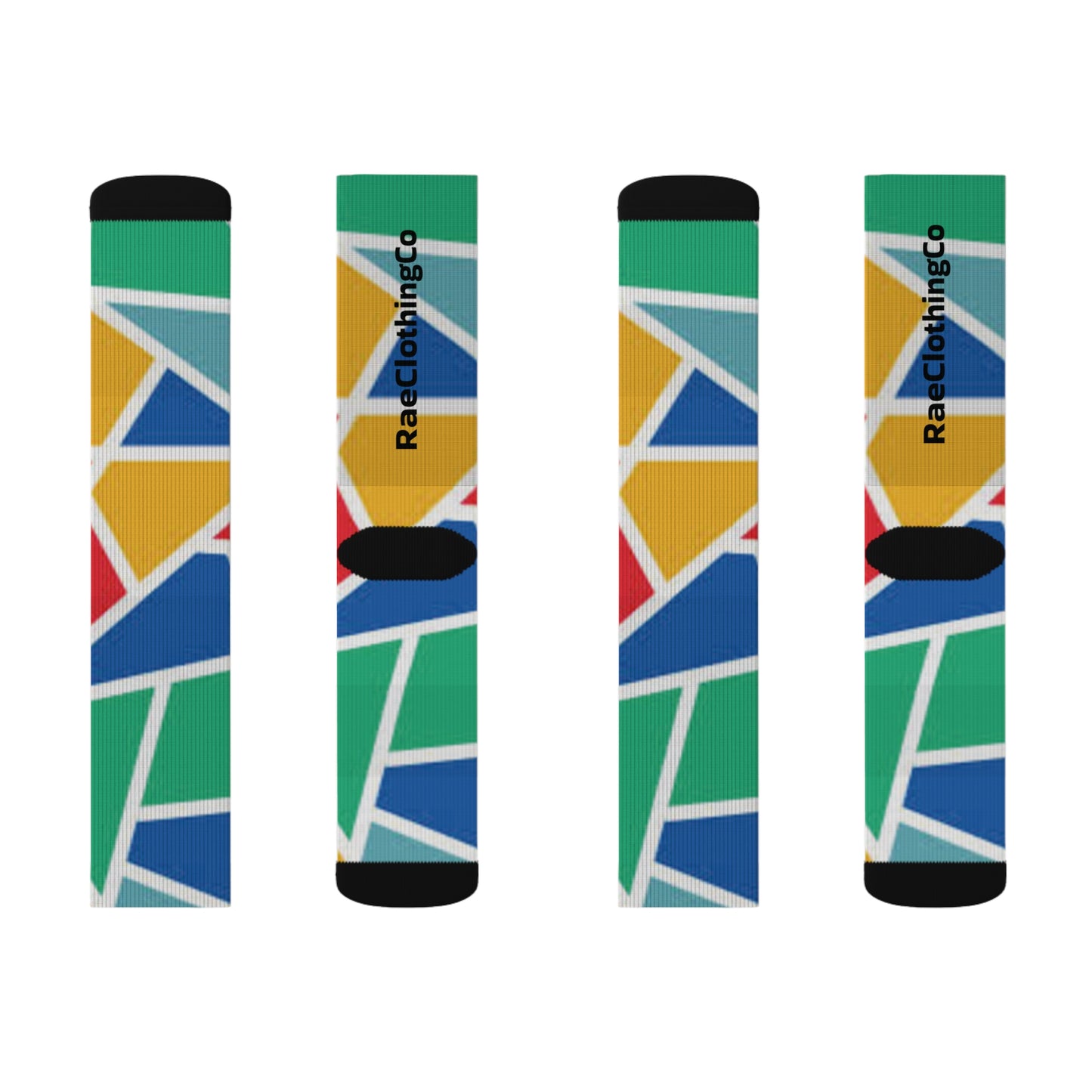 "Smooth Criminal" Geometric Socks