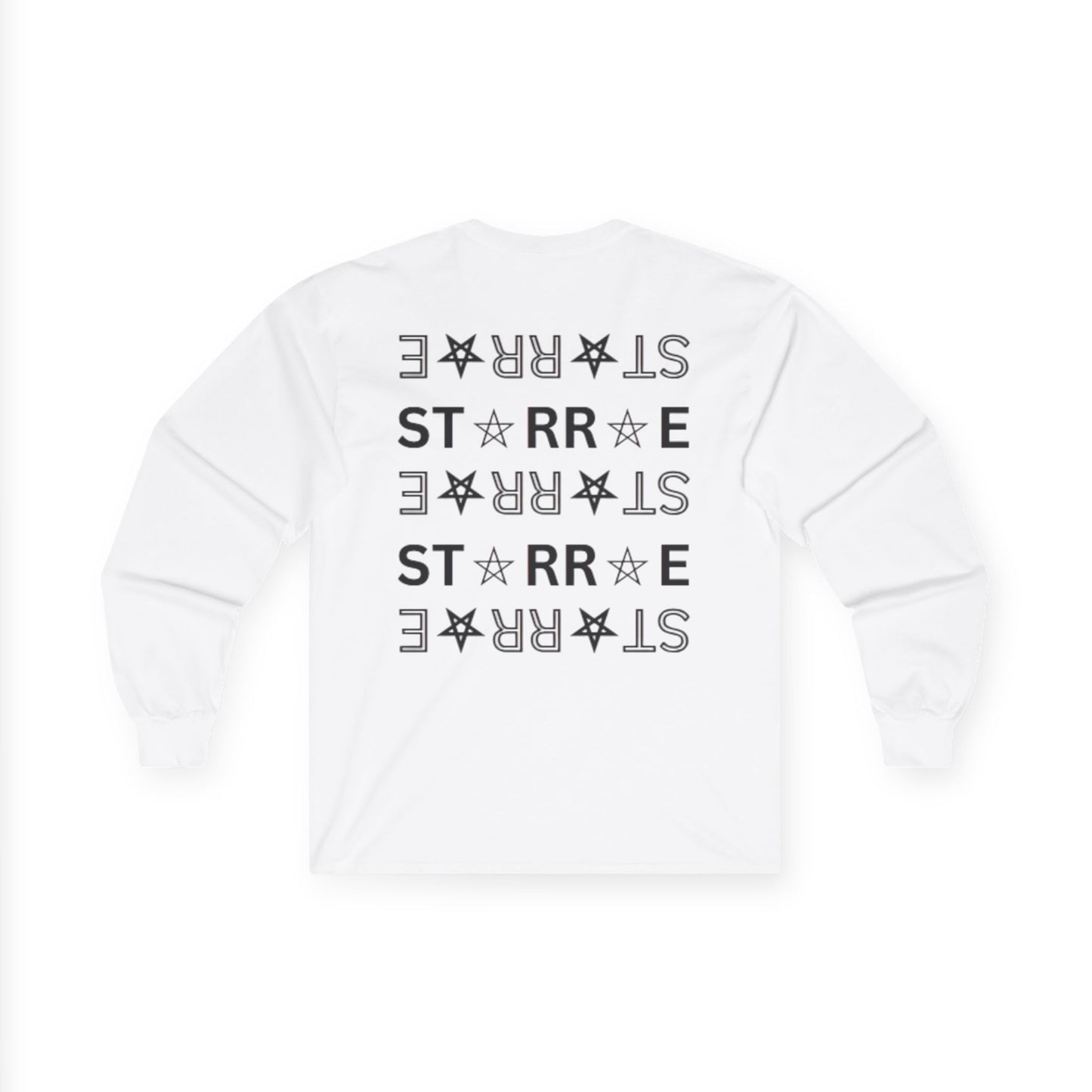 STARRAE Unisex Ultra Cotton Long Sleeve Tee - Stellar Starry Design with Saturn Graphic