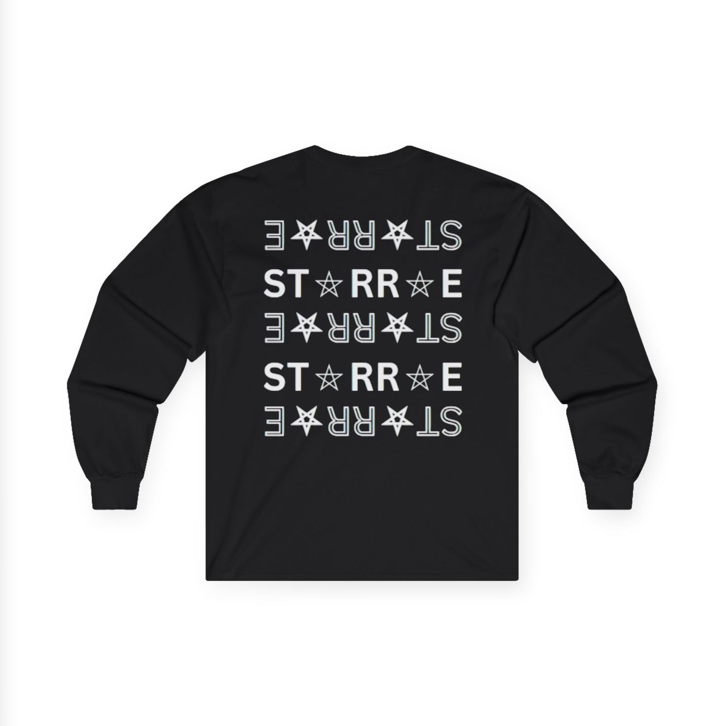 STARRAE Unisex Ultra Cotton Long Sleeve Tee - Stellar Starry Design with Saturn Graphic