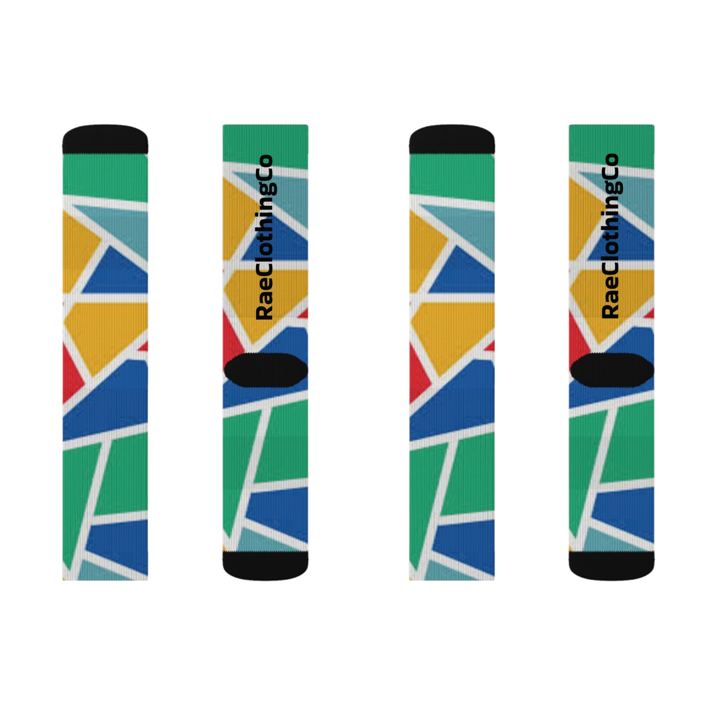 "Smooth Criminal" Geometric Socks