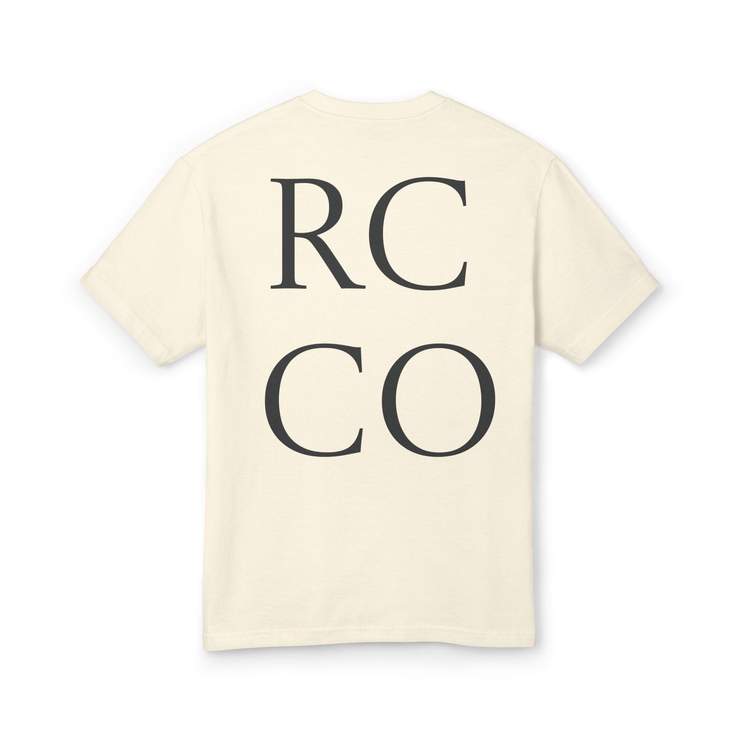 Mens Heavyweight Tee with RCCO Print