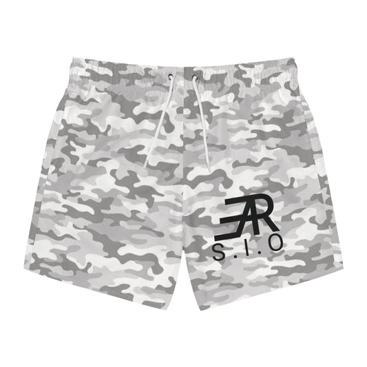 SIO White Men's Swim Trunks