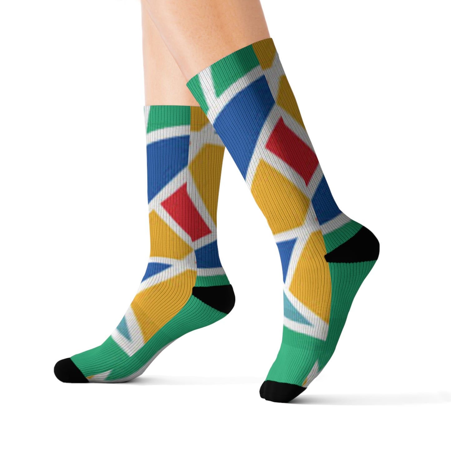 "Smooth Criminal" Geometric Socks